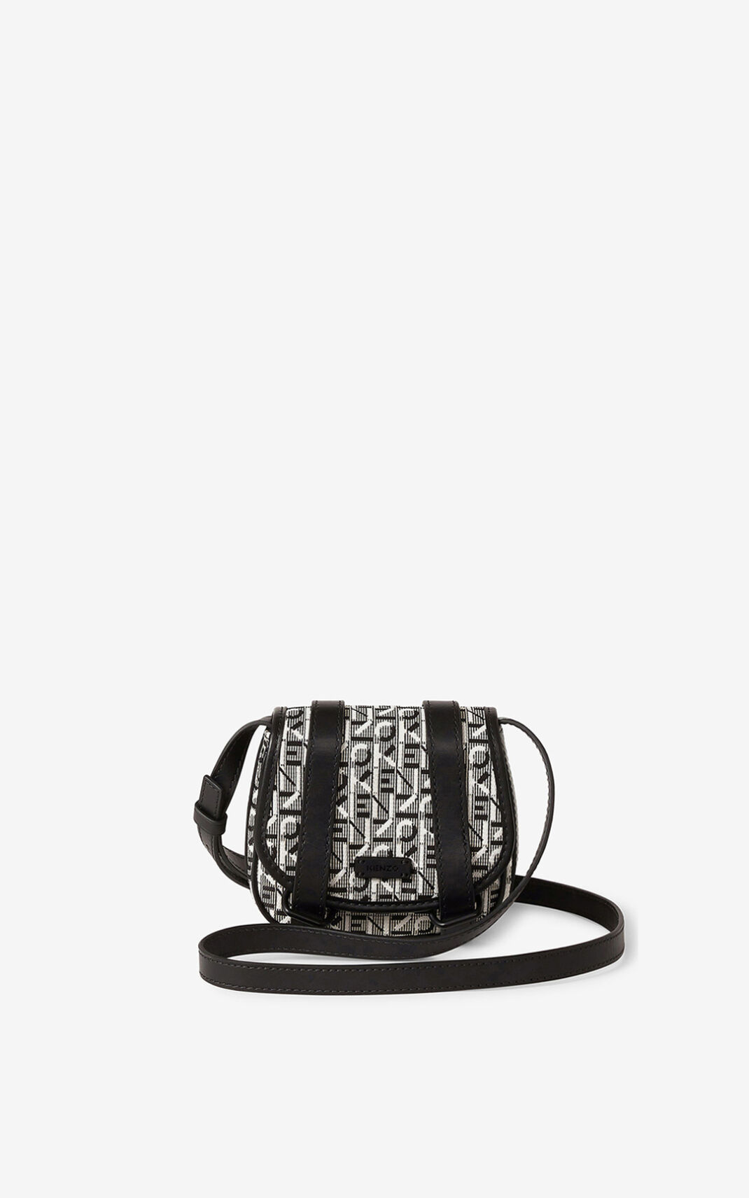 Kenzo Courier mini jacquard Crossbody Torbe Ženske - Sive - Hrvatska LXRVEB204